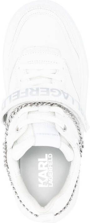 Karl Lagerfeld Sneakers met logoprint Wit