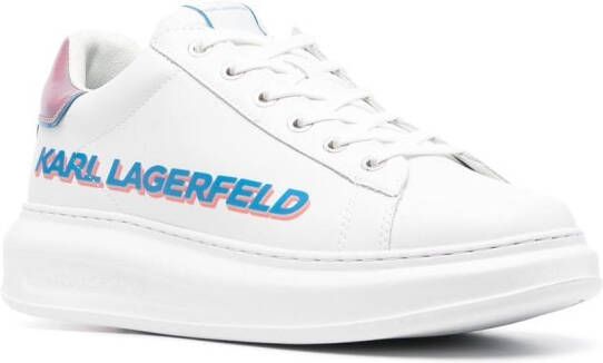 Karl Lagerfeld Sneakers met logoprint Wit