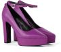 Karl Lagerfeld Soiree leren pumps Paars - Thumbnail 2