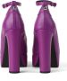 Karl Lagerfeld Soiree leren pumps Paars - Thumbnail 3