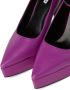 Karl Lagerfeld Soiree leren pumps Paars - Thumbnail 5