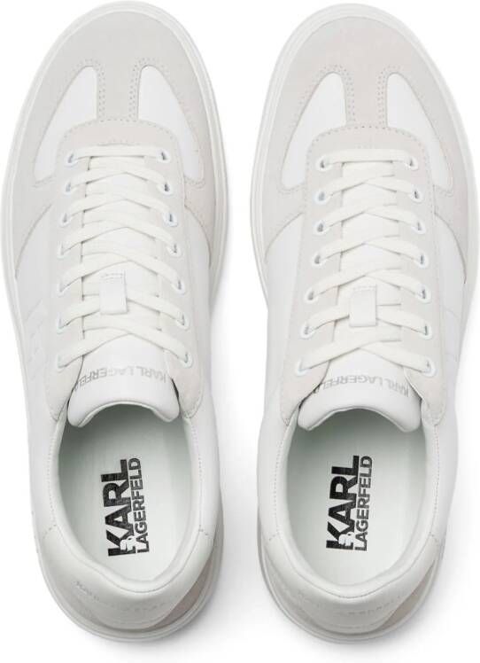 Karl Lagerfeld Monogram T Kap sneakers Wit