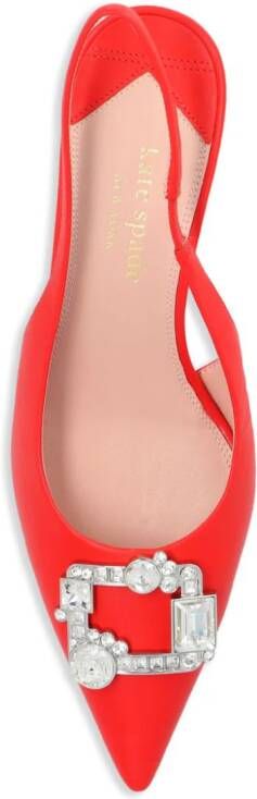 Kate Spade Leren slingback pumps 65 mm Rood