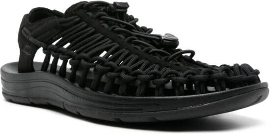 KEEN FOOTWEAR Uneek sandalen met twee koorden Zwart