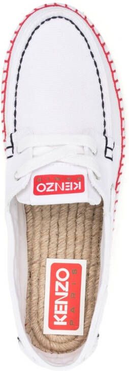 Kenzo Espadrille bootschoenen Wit