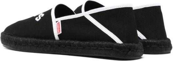 Kenzo Espadrilles met geborduurd logo Zwart