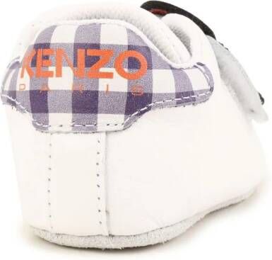 Kenzo Kids Slippers met klittenband Wit