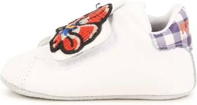 Kenzo Kids Slippers met klittenband Wit