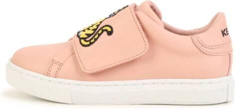 Kenzo Kids Sneakers met klittenband Roze