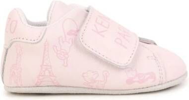 Kenzo Kids Slippers met logoprint Roze