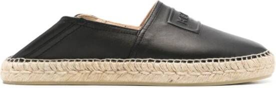 Kenzo Leren espadrilles Zwart