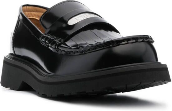 Kenzo Loafers met logoplakkaat Zwart