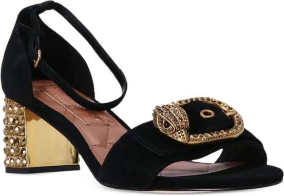 Kurt Geiger London Mayfair Court sandalen verfraaid met kristallen Zwart