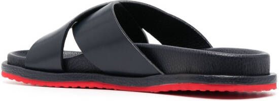 Kiton Slip-on sandalen Blauw