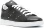 Kiton Leren sneakers met naad detail Zwart - Thumbnail 2