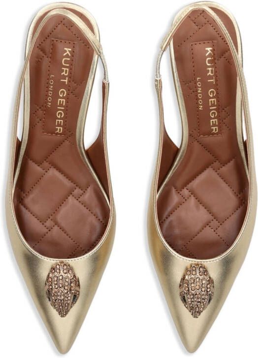 Kurt Geiger London Belgravia slingback pumps Goud