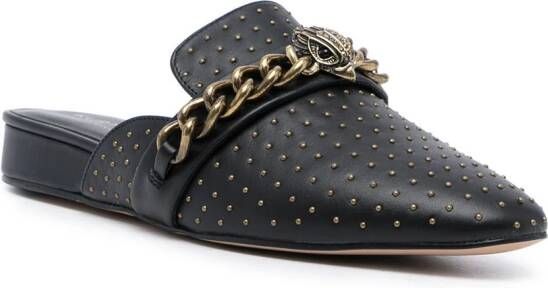 Kurt Geiger London Chelsea muiltjes met ketting bandje Zwart