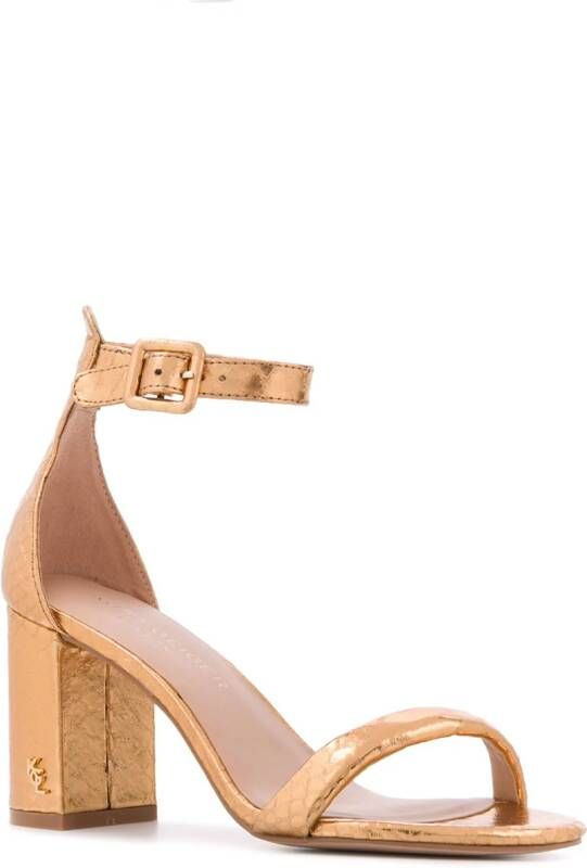 Kurt Geiger London Langley sandalen met hoge hak Goud