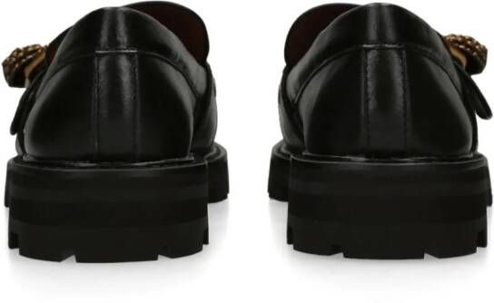 Kurt Geiger London Mayfair leren loafers Zwart