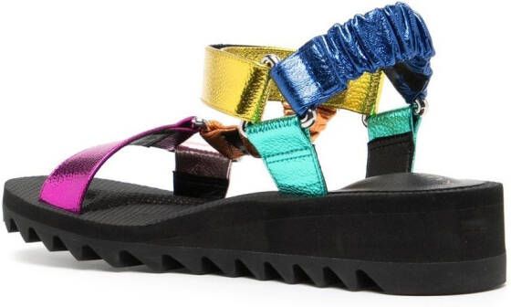 Kurt Geiger London Sandalen met colourblocking Geel