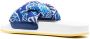 La DoubleJ Treccia gevlochten slippers Blauw - Thumbnail 3