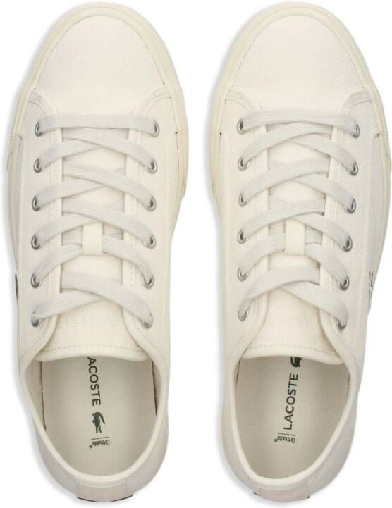 Lacoste Backcourt sneakers met logopatch Beige