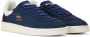 Lacoste Baseshot leren sneakers Blauw - Thumbnail 2