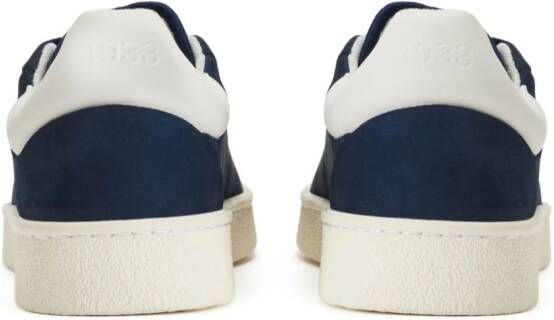 Lacoste Baseshot leren sneakers Blauw