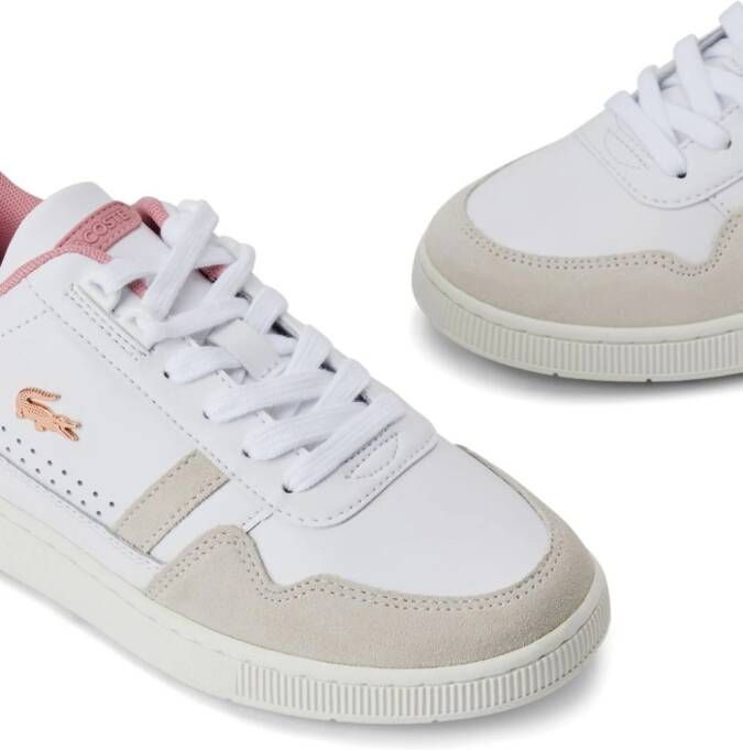 Lacoste Sneakers met vlakken en logopatch Wit