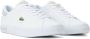 Lacoste Powercourt leren sneakers Wit - Thumbnail 2