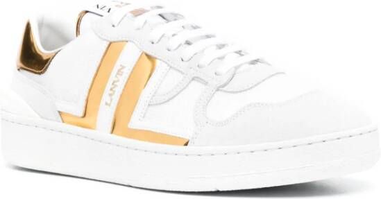 Lanvin Clay leren sneakers Wit