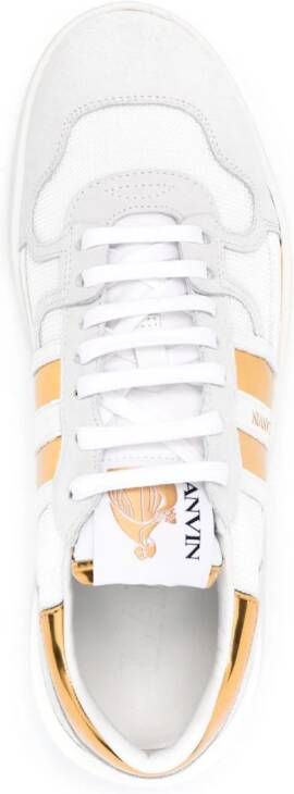 Lanvin Clay leren sneakers Wit