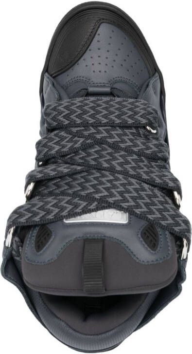 Lanvin Curb leren sneakers Grijs