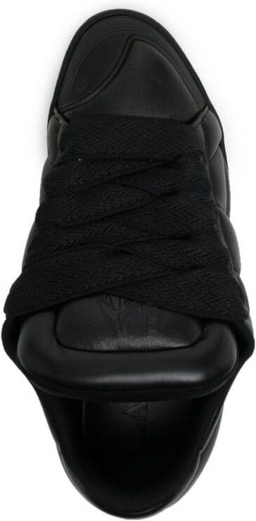 Lanvin Curb XL leren sneakers Zwart