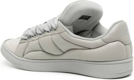 Lanvin Curb XL leren sneakers Grijs