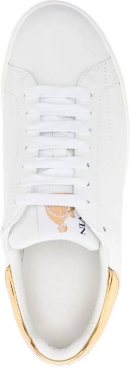 Lanvin DBB0 leren sneakers Wit