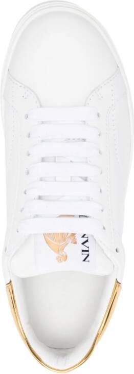 Lanvin DD80 leren sneakers Wit