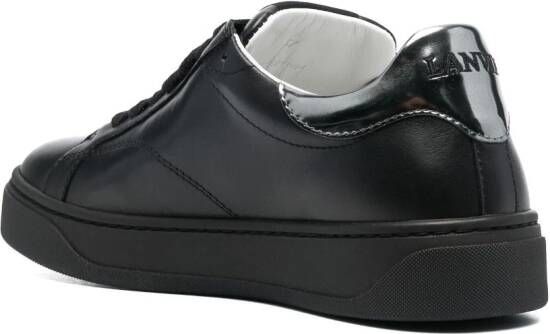 Lanvin DD80 leren sneakers Zwart