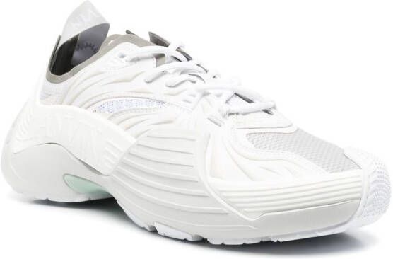 Lanvin Flash sneakers met kant Wit