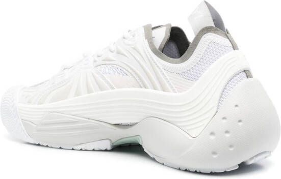 Lanvin Flash sneakers met kant Wit