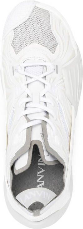 Lanvin Flash sneakers met kant Wit