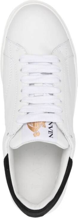 Lanvin Sneakers met logopatch Wit