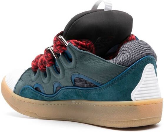 Lanvin Sneakers met logopatch Blauw