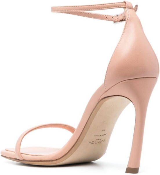 Lanvin Swing leren sandalen Roze