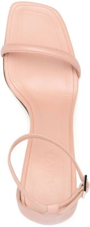 Lanvin Swing leren sandalen Roze