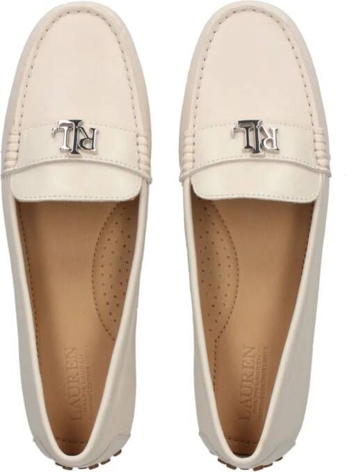 Lauren Ralph Lauren Barnsbury leren loafers Wit