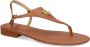 Lauren Ralph Lauren Ellington leren sandalen Bruin - Thumbnail 2