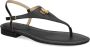 Lauren Ralph Lauren Ellington leren sandalen Zwart - Thumbnail 2