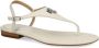 Lauren Ralph Lauren Ellington sandalen met hagedis-reliëf Wit - Thumbnail 2