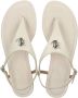 Lauren Ralph Lauren Ellington sandalen met hagedis-reliëf Wit - Thumbnail 4